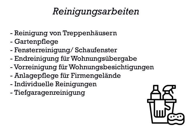Flyer Reinigungsarbeiten Proclean-care 657